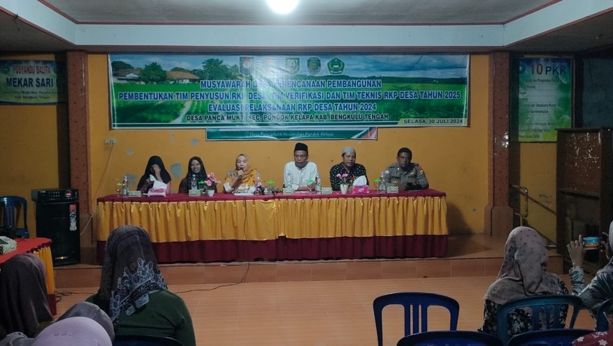 MUSYAWARAH DESA PERENCANAAN PEMBANGUNAN